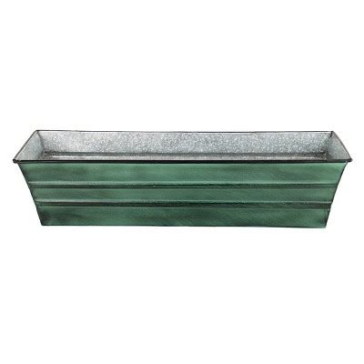 metal rectangular planter box|galvanized steel rectangular planter.